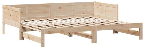 VidaXL kihúzható heverő fiókokkal matrac nélkül 90 x 190 cm