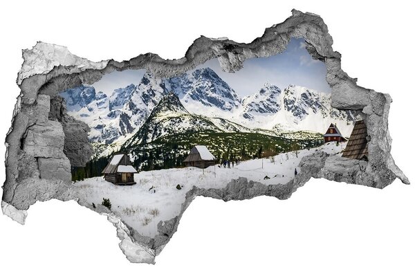 3d fali matrica lyuk a falban Hale tatry