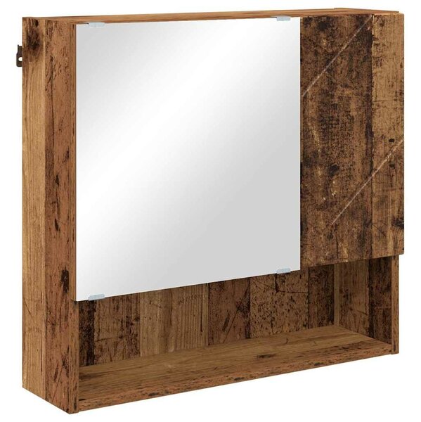 VidaXL Fürdőszoba bútor szett 5 pcs Régi fa 61 x 35 x 64 cm Faanyag