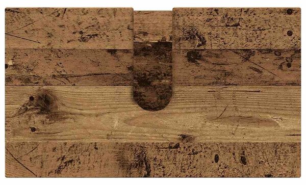 VidaXL Fürdőszoba bútor szett 4 pcs Régi fa 61 x 35 x 64 cm Faanyag