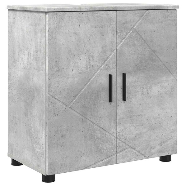 VidaXL Fürdőszoba bútor szett 5 db Beton Szürke 61 x 35 x 64 cm