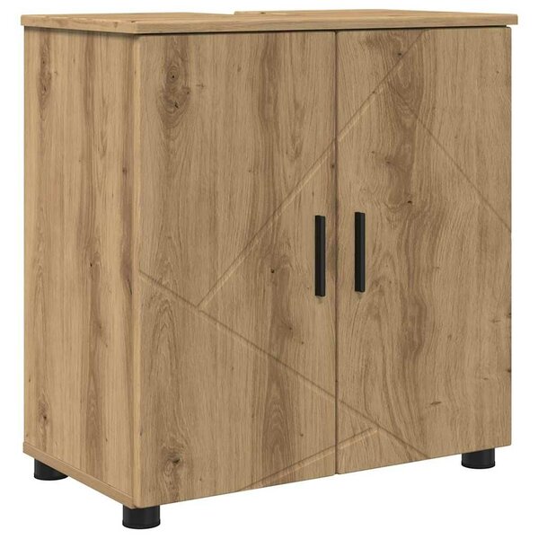 VidaXL Fürdőszoba bútor szett 5 db Artisan tölgy 61 x 35 x 64 cm