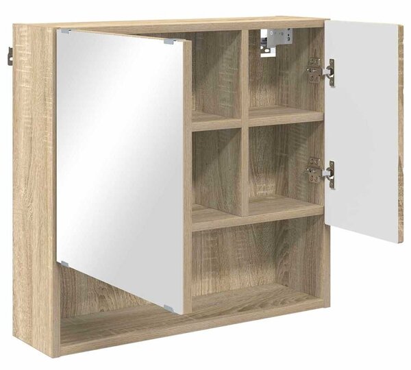VidaXL Fürdőszoba bútor szett 3 pcs sonoma tölgy 61 x 35 x 64 cm