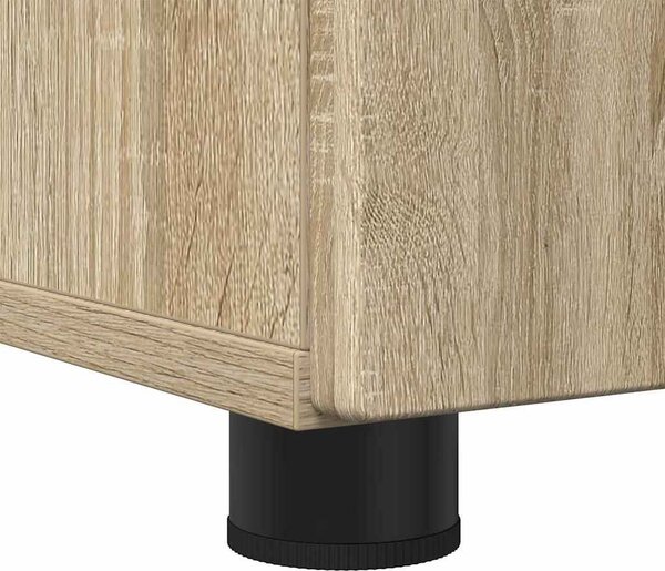 VidaXL Fürdőszoba bútor szett 3 pcs sonoma tölgy 61 x 35 x 64 cm
