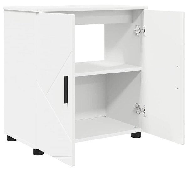 VidaXL Fürdőszoba bútor szett 3 pcs Fehér 61 x 35 x 64 cm Faanyag