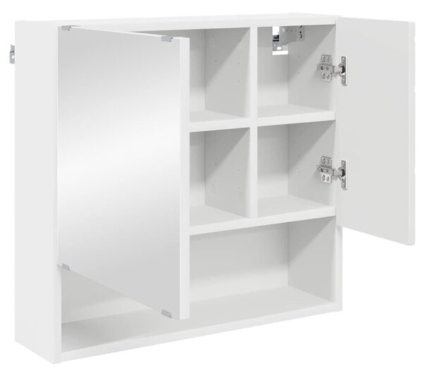VidaXL Fürdőszoba bútor szett 3 pcs Fehér 61 x 35 x 64 cm Faanyag
