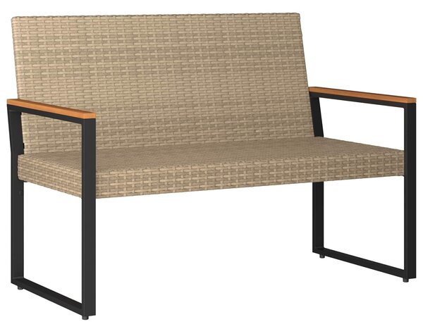 VidaXL Kültéri Bútor Szett 4 pcs Beige és Krémszínű polirattan