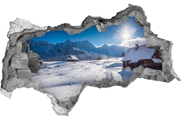 3d fali matrica lyuk a falban Hale tatry