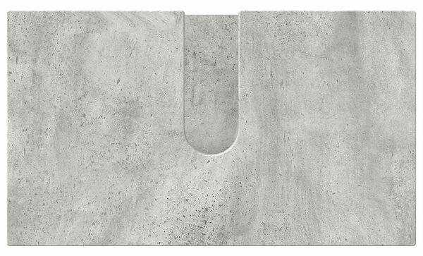 VidaXL Fürdőszoba bútor szett 3 pcs Beton szürke 61 x 35 x 64 cm