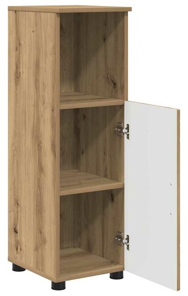 VidaXL Fürdőszoba bútor szett 3 pcs kézműves tölgy 76.5 x 35 x 64 cm