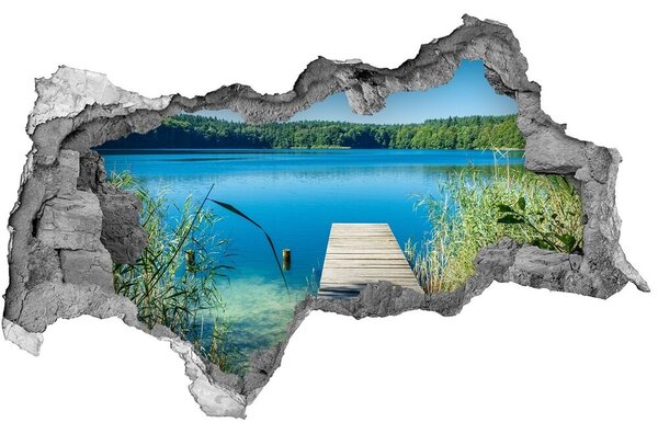 3d fali matrica lyuk a falban Pier a tavon
