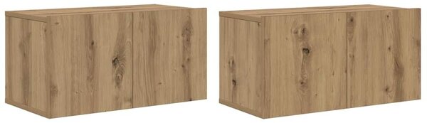 VidaXL TV szekrény garnitúra 4 pcs kézműves tölgy 60 x 30 x 30 cm