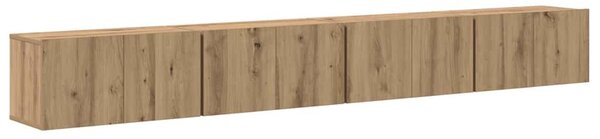 VidaXL TV szekrény garnitúra 4 pcs kézműves tölgy 60 x 30 x 30 cm