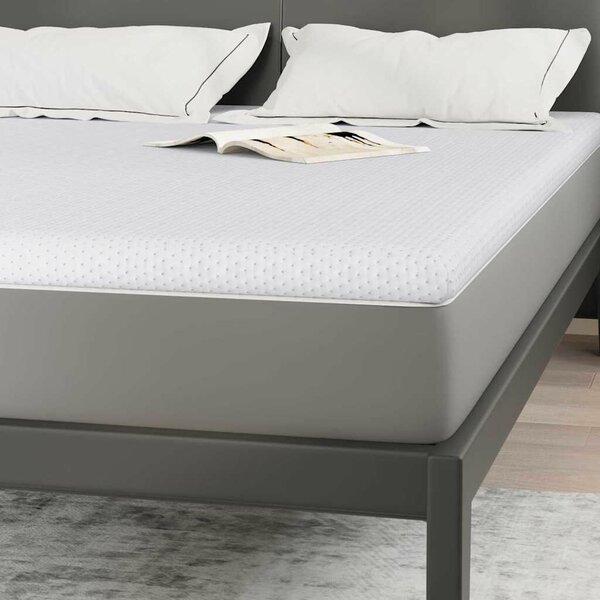 VidaXL Matrac topper Fehér 140 x 200 cm Jacquard Szövet