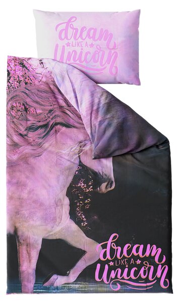Gyerek ágynemű MAGIC HORSE színes Ágyneműhuzat mérete: 50 x 75 cm | 140 x 200 cm