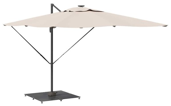 VidaXL Napernyőtalp Sötétszürke 100 x 100 x 4 cm Acél