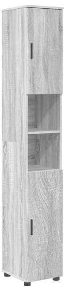VidaXL Fürdőszoba bútor szett 5 pcs Szürke sonoma 61 x 35 x 64 cm