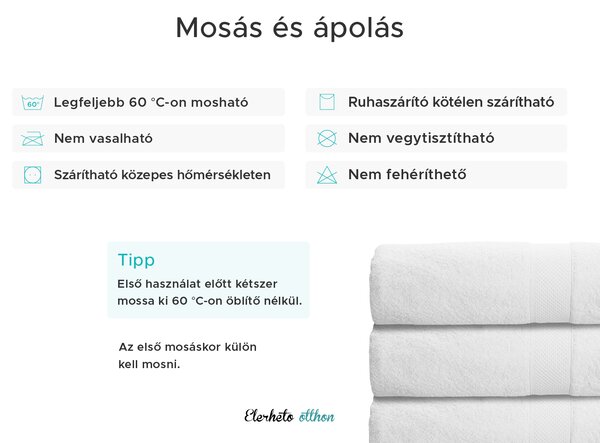 Sárga fürdőlepedő DONNA 70x120 cm, 100% pamut