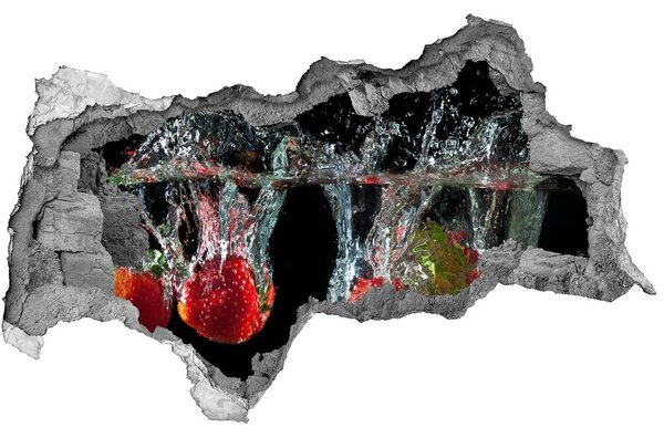 3d fali matrica lyuk a falban Szamóca víz alatt