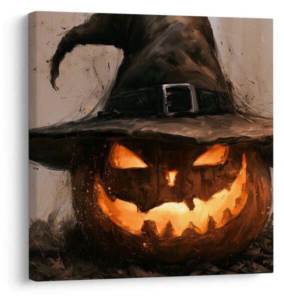 Kép ragyogó halloweeni tök