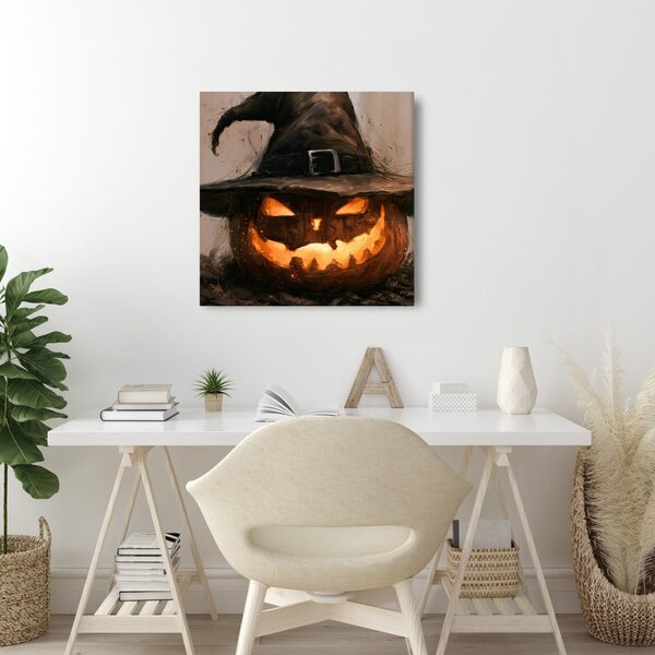 Kép ragyogó halloweeni tök