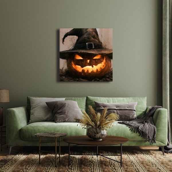 Kép ragyogó halloweeni tök