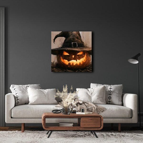 Kép ragyogó halloweeni tök