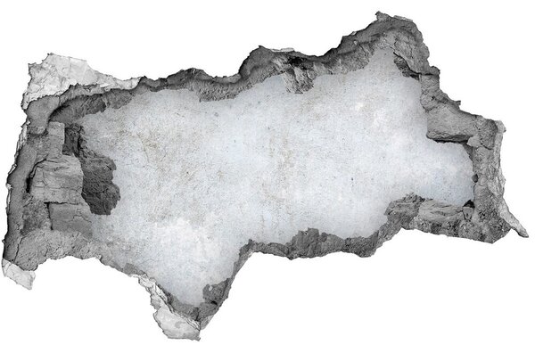 3d fali matrica lyuk a falban Beton háttér