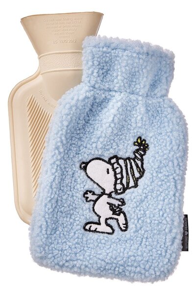PEANUTS melegvizes párna 22cm , Snoopy kék