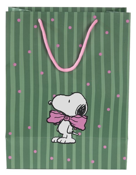 PEANUTS ajándéktáska , Snoopy masnival nagy