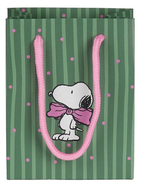 PEANUTS ajándéktáska , Snoopy masnival mini