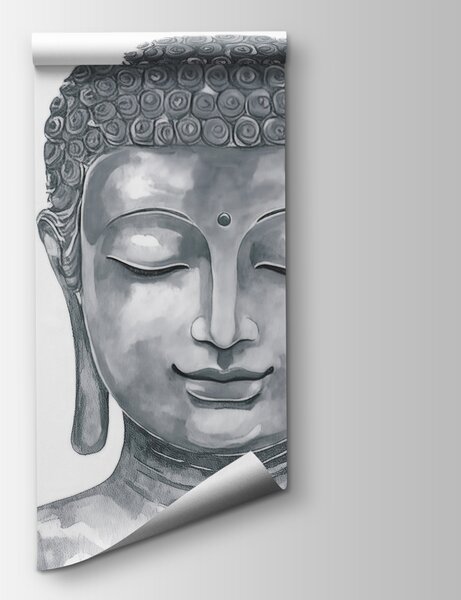 Fotótapéta Virágokkal körülvett Buddha-szobor, Absztrakt fotótapéta, Népszerű fotótapéta, w04005v1 - Tapeko.hu