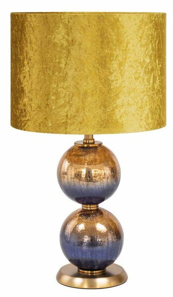Sabrina asztali lámpa Arany/türkiz 36x61 cm