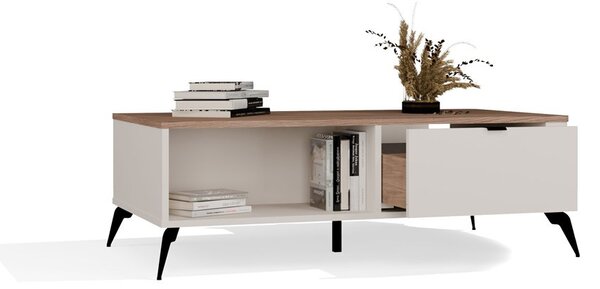 Aldabra CORDOBA dohányzóasztal 110x63x11.5 cm, kasmír- tölgy- fekete