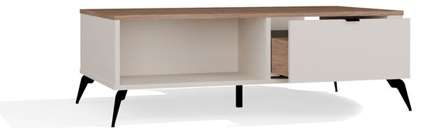 Aldabra CORDOBA dohányzóasztal 110x63x11.5 cm, kasmír- tölgy- fekete