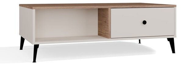 Aldabra POINT 2S 110 dohányzóasztal 110x60x12 cm, kasmír- tölgy- fekete