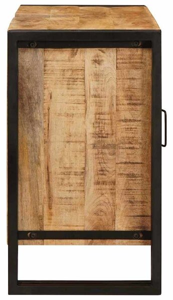 VidaXL Mosdókagyló szekrény Barna 71 x 33 x 58 cm Tömör Mangófát