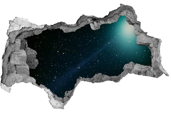 3d lyuk fal dekoráció Galaktika
