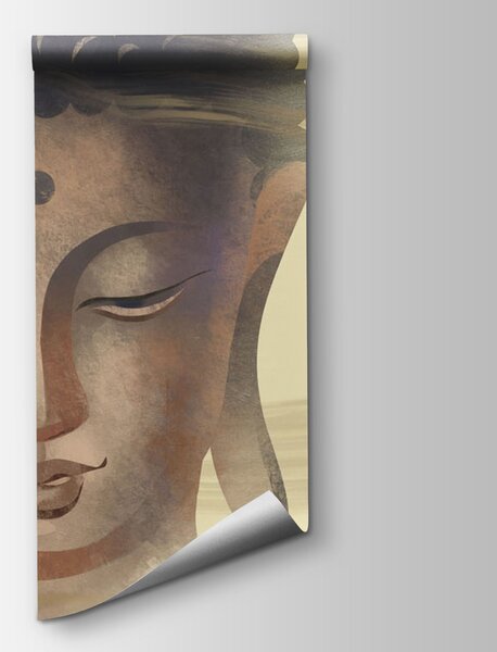 Fotótapéta Buddha-fej ábrázolása, Absztrakt fotótapéta, Népszerű fotótapéta, t01012 - Tapeko.hu
