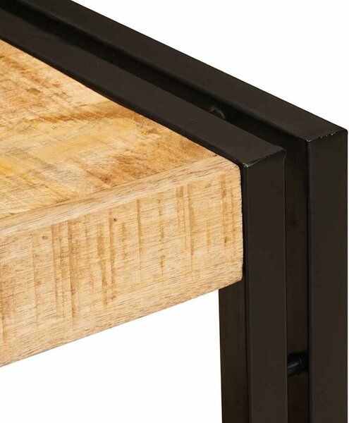 VidaXL Mosdó szekrény fiókkal Barna 71 x 33 x 58 cm Tömör Mangófát