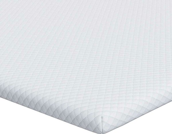 VidaXL Memóriahab matrac topper 140 x 200 cm Thick Puha Fehér