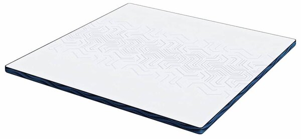 VidaXL Matrac topper 180 x 200 cm vastag Jacquard szövet Fehér