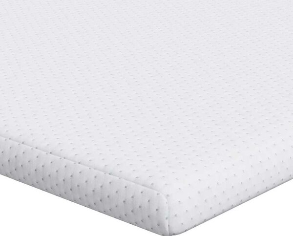 VidaXL Matrac topper Fehér 140 x 200 cm Jacquard Szövet