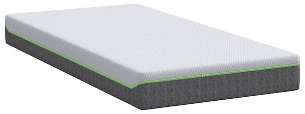 VidaXL Matrac Közepesen puha 100 x 200 cm Fehér és Szürke