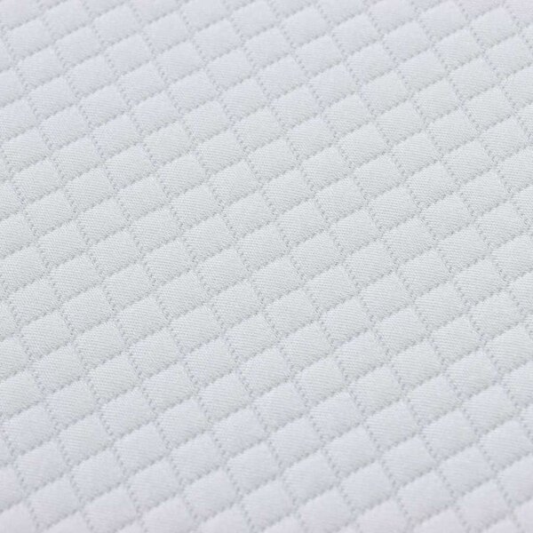 VidaXL Matrac Közepesen puha 100 x 200 cm Fehér és Szürke