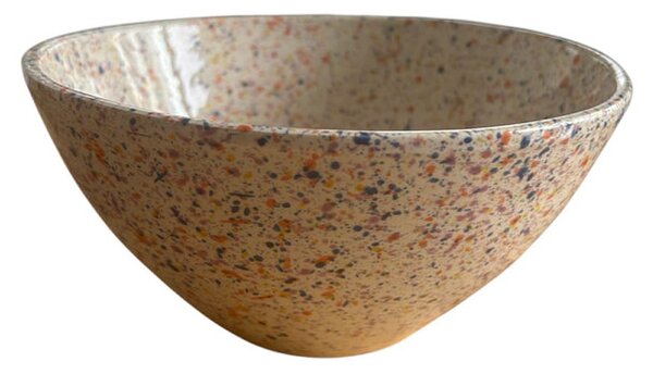 Pöttyös salátástál 21 cm x 10 cm méretben, 1,5 L űrtartalommal