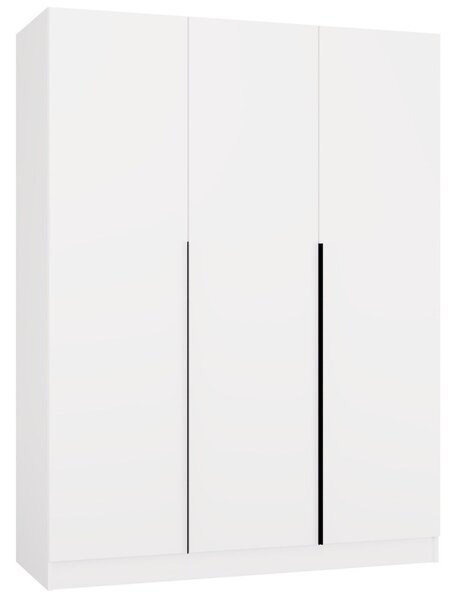 Aldabra SENSO 3D gardróbszekrény 150x56.5x200 cm, fehér-fekete