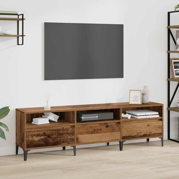 VidaXL TV szekrény Régi fa 150 x 30 x 44.5 cm Faanyag