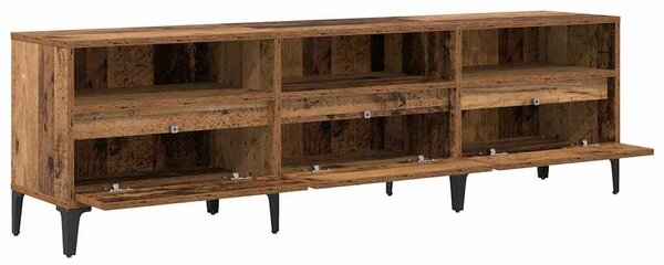 VidaXL TV szekrény Régi fa 150 x 30 x 44.5 cm Faanyag