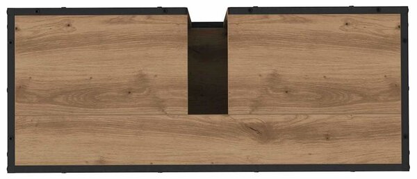 VidaXL Fürdőszoba Székény Artisan tölgy 80 x 33 x 60 cm Faanyag